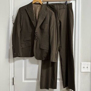 Blazer & Pants Suit Striped Set